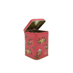 Lata Cuadrada Acebo Roja 100gr | TEAinFUSION 2