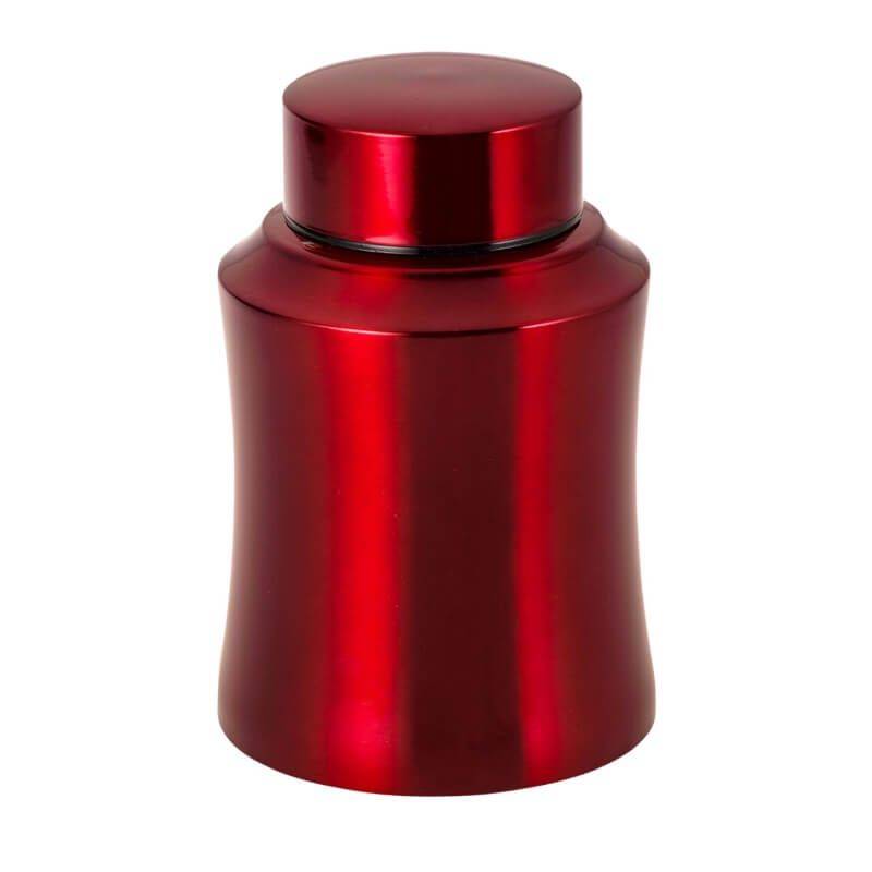 Lata roja redonda acero inoxidable 170gr | TEAinFUSION