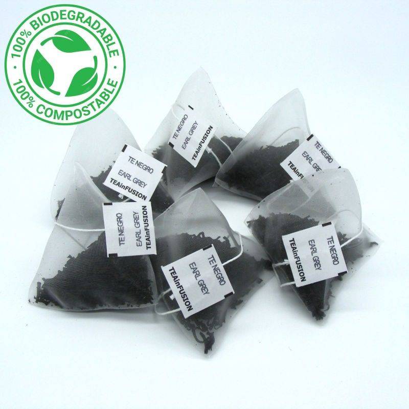 Té negro earl grey Pirámides Biodegradables | Tea Infusion