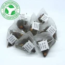 Té rojo Silueta de Verano Pirámides Biodegradables | TeaInfusion 2