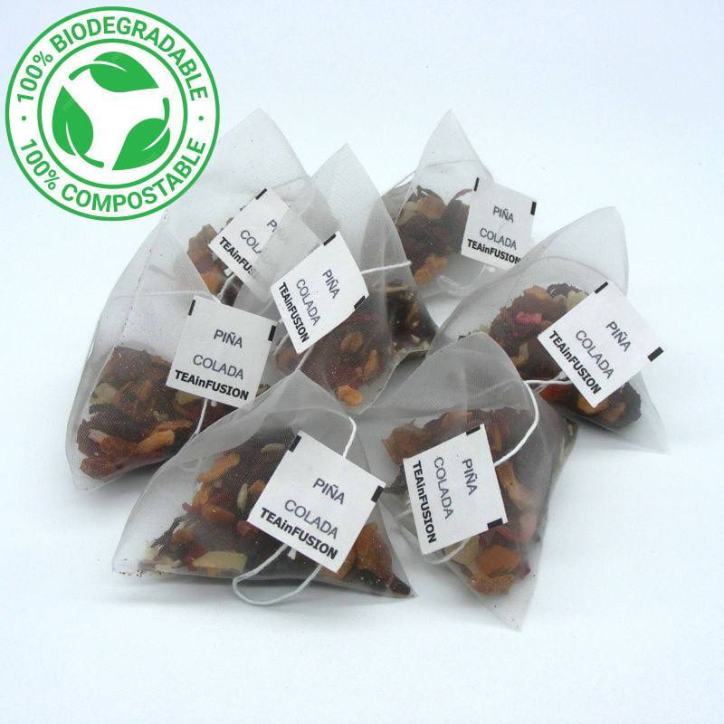 Infusión Piña Colada Pirámides Biodegradables Tea Infusion