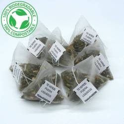 Té verde Fuera Líquidos Pirámides Biodegradables | TeaInfusion 2
