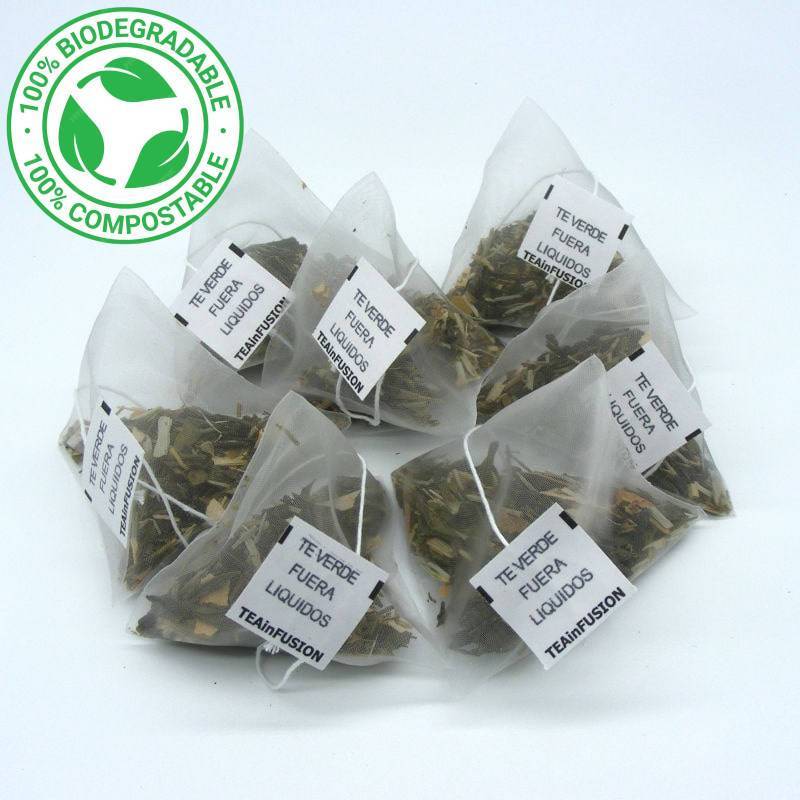 Té verde Fuera Líquidos Pirámides Biodegradables | TeaInfusion