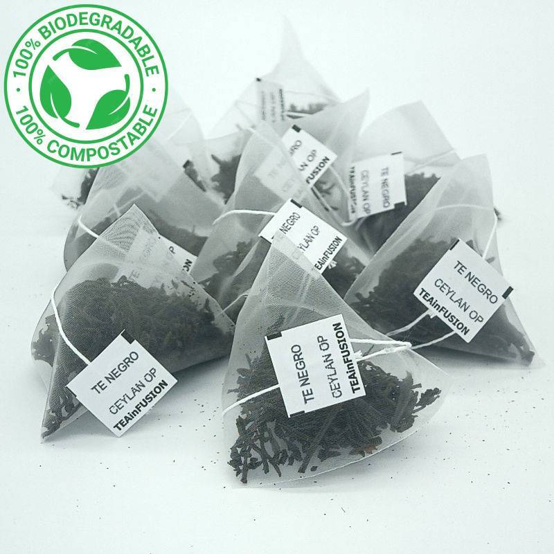 Té negro Ceylan OP Pirámides Biodegradables | TeaInfusion