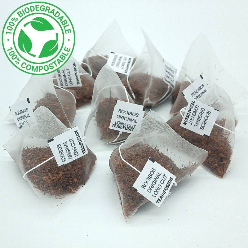 Rooibos Original Superior Long Cut Pirámides Biodegradables | TeaInfusion