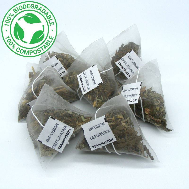 Infusión Depurativa Pirámides Biodegradables | Tea Infusion