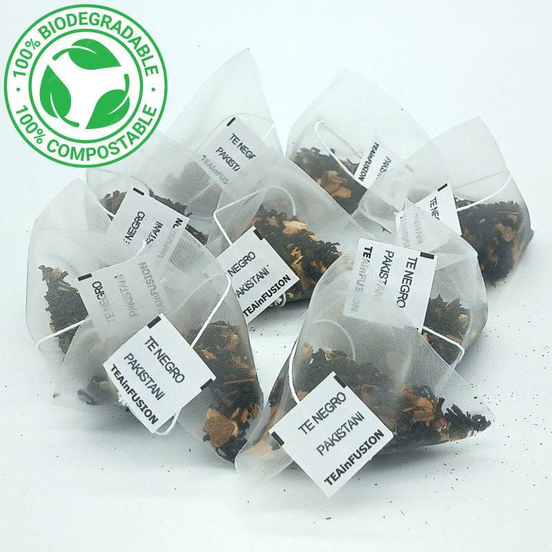 Té negro Pakistaní Pirámides Biodegradables TeaInfusion