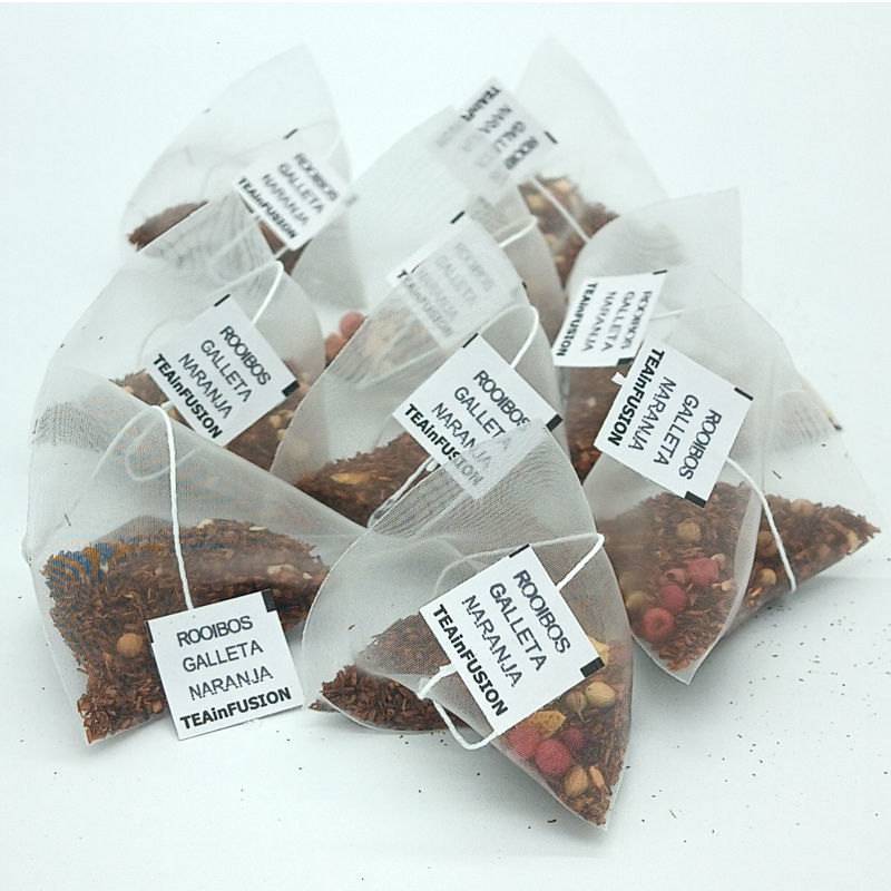 Rooibos Galleta Naranja Pirámides Biodegradables | TeaInfusion