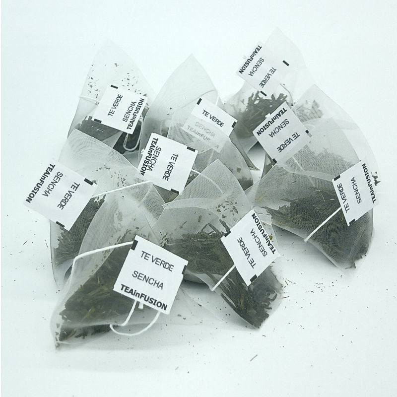 Té verde Sencha Pirámides Biodegradables TeaInfusion