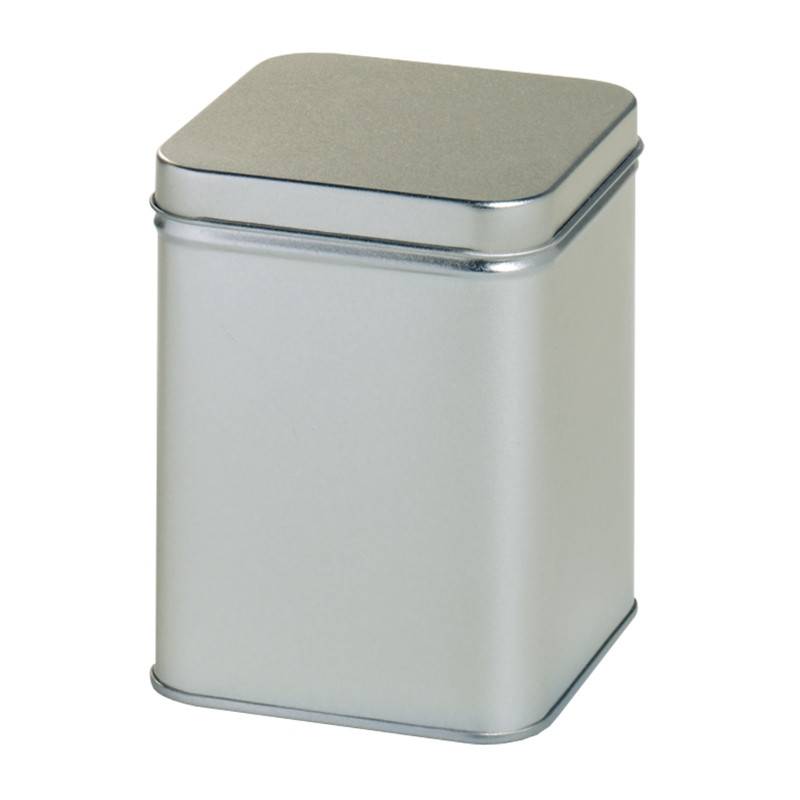 LATA CUADRADA PLATA  200gr