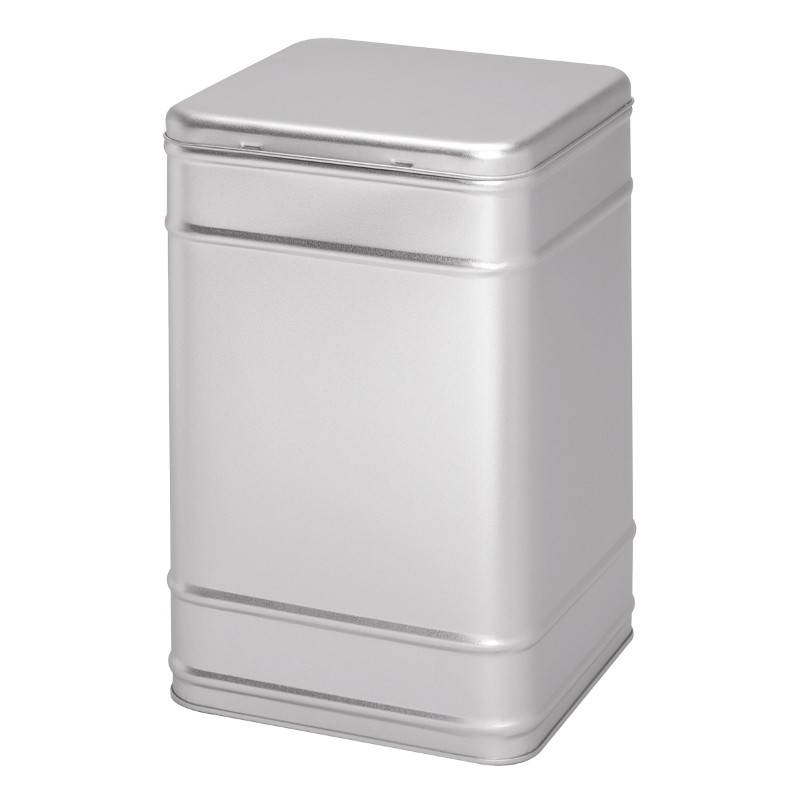 LATA CUADRADA PLATA 1 kg